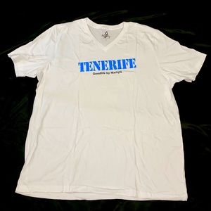 MarkyG Vneck Tenerife graphic tee